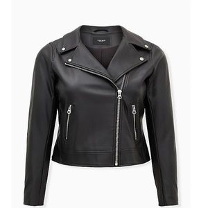 Torrid New with Tags Faux  Leather Jacket